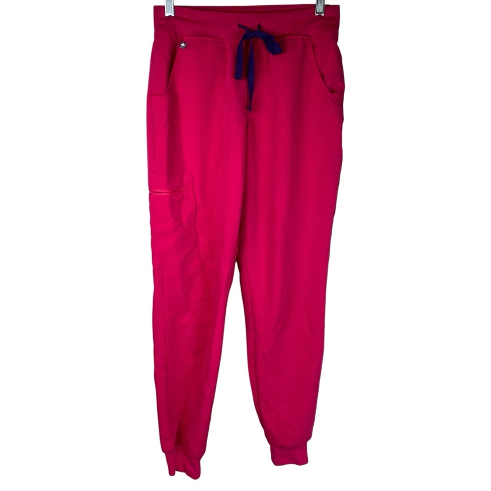 Figs Dark Pink Jogger Pants XS